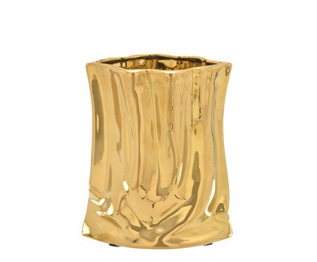 Vaso Decorativo Dourado | Westwing