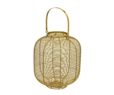 Lanterna Decorativo Dourado