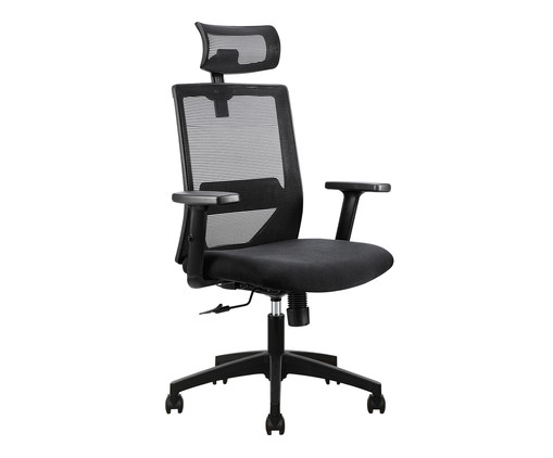 Cadeira Office Zittau com Encosto Preto, black | WestwingNow