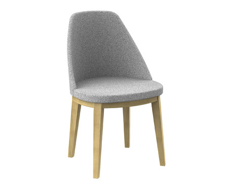 Cadeira Lisa Bouclê Cinza | WestwingNow