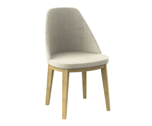 Cadeira Lisa Cinza e Branco, grey | WestwingNow