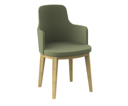 Cadeira Mary com Braço Verde Oliva | WestwingNow