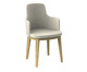 Cadeira Mary com Braço Mescla Cinza e Branco, multicolor | WestwingNow