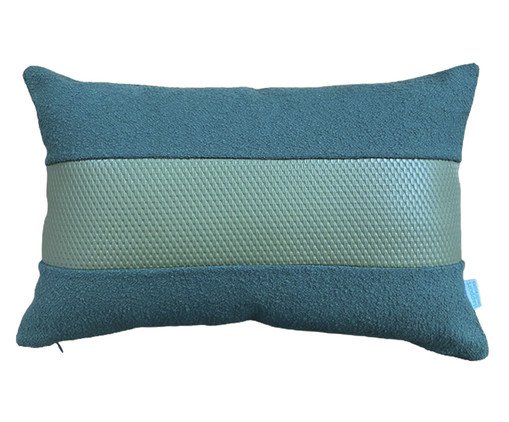 Almofada Faixa Santorini Azul, Azul | WestwingNow