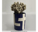 Vaso de Cerâmica Geométrico Reto Baixo - Hometeka, Colorido | WestwingNow