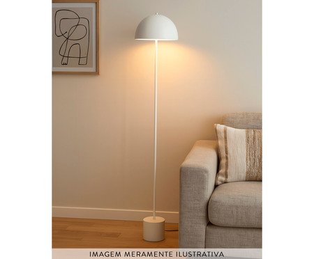 Luminária de Piso Komaco Slim Branca | Westwing
