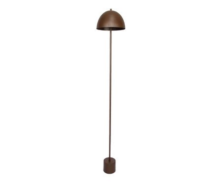 Luminária de Piso Komaco Slim Marrom Corten | Westwing