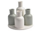 Jogo de Vasos em Porcelana Cute - Branco, Branco | WestwingNow