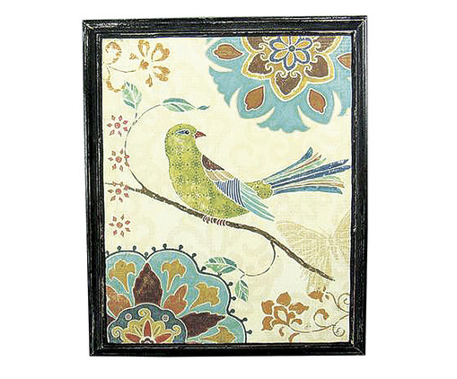 Quadro Guayta Preto e Verde e Azul, green | WestwingNow