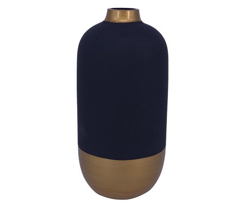 Vaso Quenta Preto e Dourado, black | WestwingNow