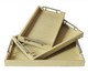 Jogo de Bandejas Qallari Bege, beige | WestwingNow