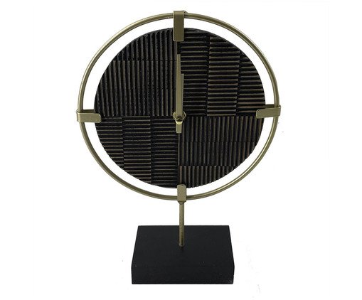 Relógio Achu Preto e Dourado, black | WestwingNow