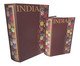 Jogo de Book Box Índia Marrom, brown | WestwingNow