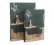 Jogo de Book Box Chana Verde, green | WestwingNow