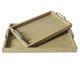Jogo de Bandejas Uskamayta Bege, beige | WestwingNow