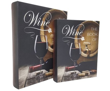 Jogo de Book Box Astaka Preto | Westwing