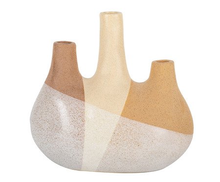 Vaso Machaqa Bege Natural e Marrom | Westwing
