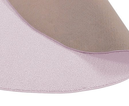 Tapete Orgânico Nuvola Bean Rosa | Westwing