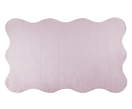 Tapete Orgânico Nuvola Scaloop Rosa | Westwing