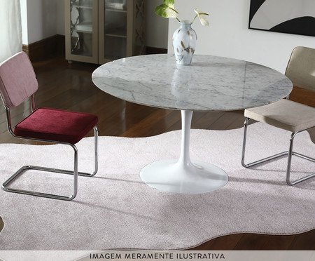 Tapete Orgânico Nuvola Scaloop Rosa | Westwing