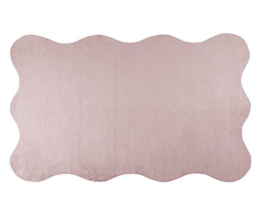 Tapete Orgânico Nuvola Scaloop Rosa, multicolor | WestwingNow