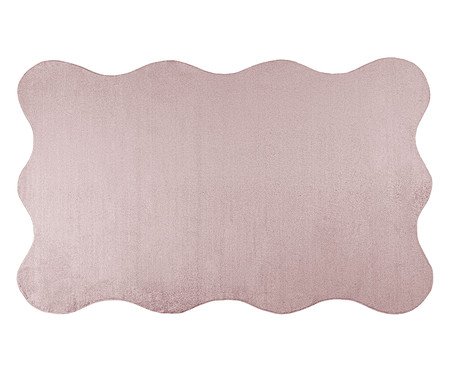 Tapete Orgânico Nuvola Scaloop Rosa | Westwing