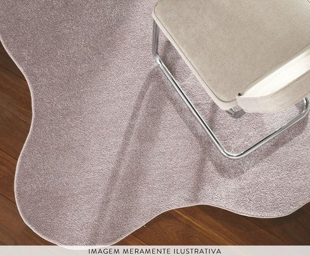 Tapete Orgânico Nuvola Scaloop Rosa | Westwing