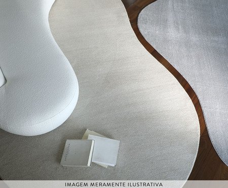 Tapete Orgânico Nuvola Duo Prata | Westwing