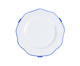 Prato para Sobremesa Algarve com Filete Azul, Branco | WestwingNow