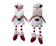 Bonecos Santa Chef Noel com Pernas Articulaveis Branco, branco | WestwingNow