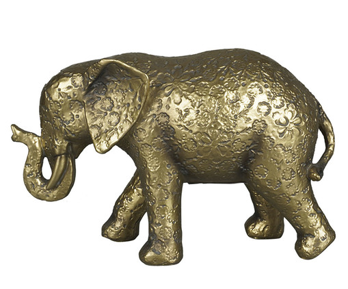 Elefante em Resina Dourado, Dourado | WestwingNow