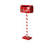 Caixa de Correio Decorativa de Natal de Metal Vermelho, Vermelho | WestwingNow