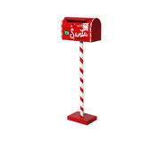 Caixa de Correio Decorativa de Natal de Metal Vermelho | WestwingNow