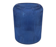 Vaso de Vidro Canelado Arveleg Azul | WestwingNow