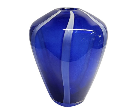 Vaso de Vidro Rodermark Azul I