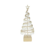 Mini Árvore de Natal com Cristais Pendurados Dourados Dourado | WestwingNow
