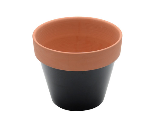 Vaso Basics Colar - Terracota, Preto | WestwingNow