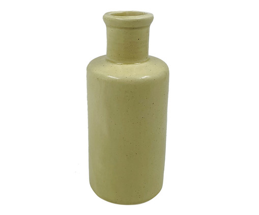 Vaso em Cerâmica Dimitra Amarelo, Amarelo | WestwingNow