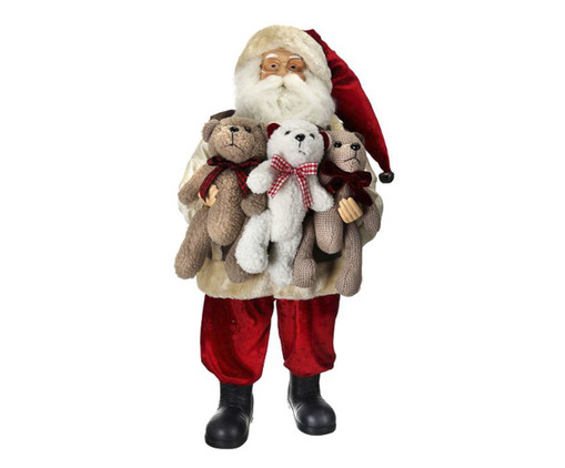 Papai Noel Royal Deluxe Bear Bege, Bege | WestwingNow