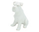Adorno em Porcelana Schnauzer Dog  - Branco, Branco | WestwingNow