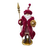 Papai Noel Royal Deluxe em Resina Rosa | WestwingNow