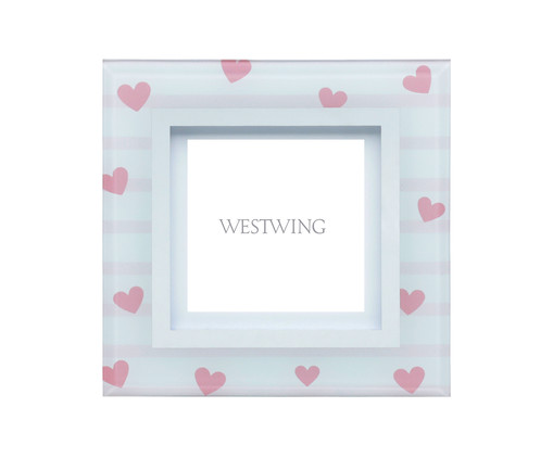 Porta-Retrato My Love - Branco, Branco | WestwingNow