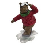 Urso Polar No Ski em Resina Pullover Marrom | WestwingNow