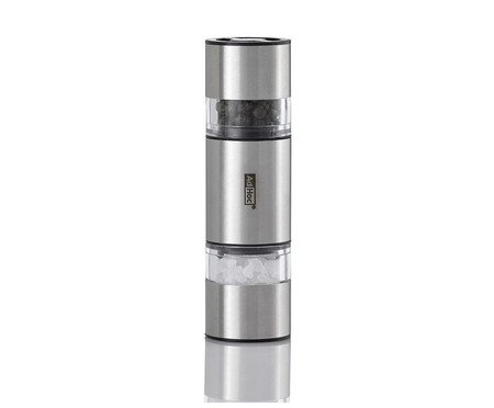 Mini Moedor de Pimenta e Sal em Inox Duomill Pure | Westwing