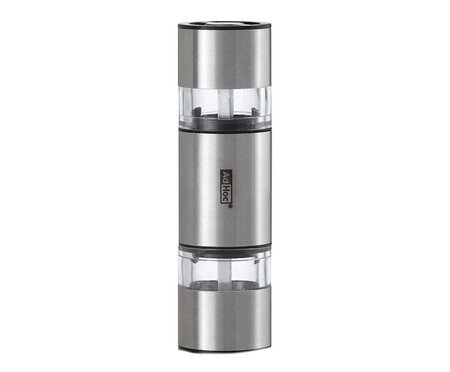 Mini Moedor de Pimenta e Sal em Inox Duomill Pure | Westwing