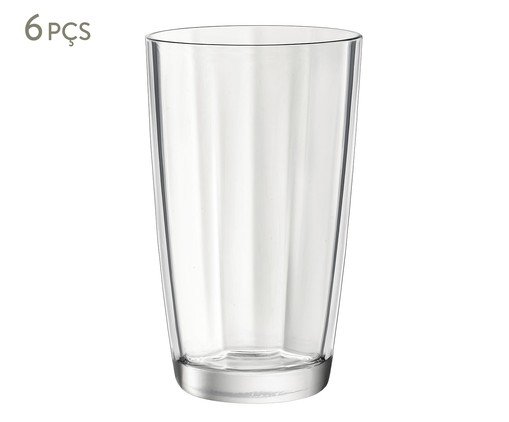 Jogo de Copos Cooler Pulsar, Transparente | WestwingNow