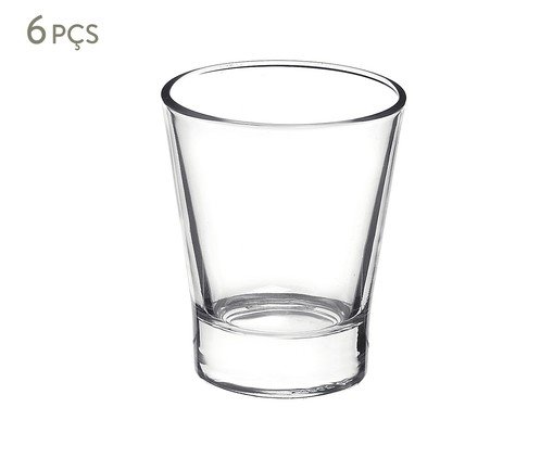 Jogo de Copos Caffeino, Transparente | WestwingNow