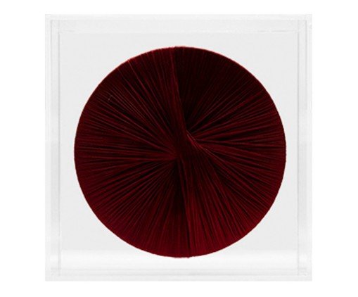 Caixa Decorativa Harmonia Bordô, multicolor | WestwingNow