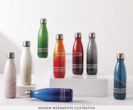 Garrafa Térmica em Inox Bamboo Green - 500ml | Westwing