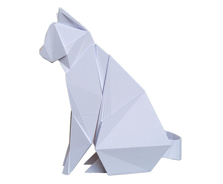 Gato Origami Branco - Hometeka | WestwingNow